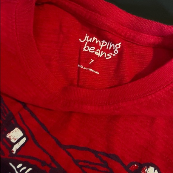 Jumping Beans Red and Blue Monster Truck Long Sleeve Tee - Picture 2 of 2